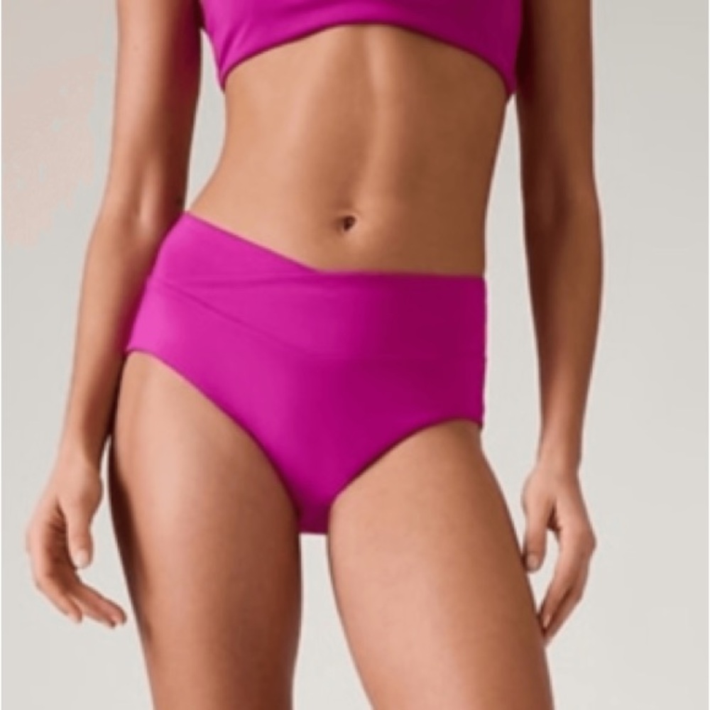 NWT Fuchsia Pink Crossover Bikini
